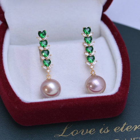 10-11mm Freshwater Pearl & Isolde Earrings - House Of Pearls